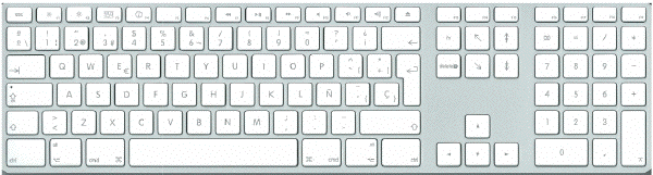 Choose Apple's Spanish keyboard, even if you only type in English 1