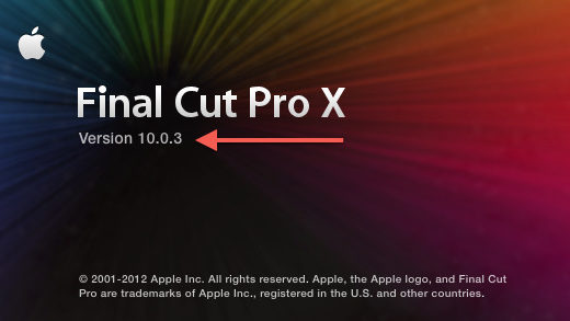 Update Alert: Final Cut Pro X goes to 10.0.3 4
