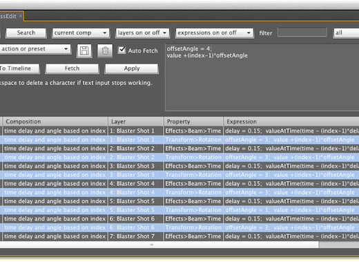 After Effects Script of the Week: pt ExpressEdit 5