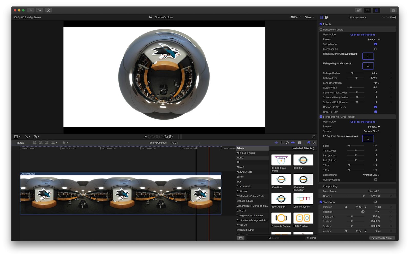 Why FCP X? - 360° POV  1