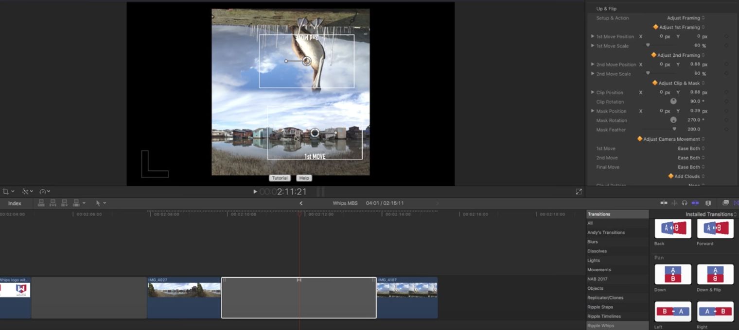 Ripple Whips & Ken Burns in Final Cut Pro X 1