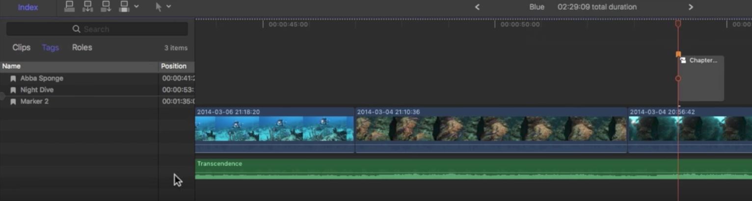 Creating Moveable Markers in Final Cut Pro X 1