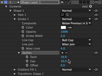 After Effects Hidden Gems Weekly: Dashed Lines 9