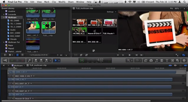 Multi-cam Editing in Final Cut Pro X: Sync 1