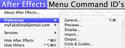 After Effects Menu Command ID's by David Torno - ProVideo Coalition