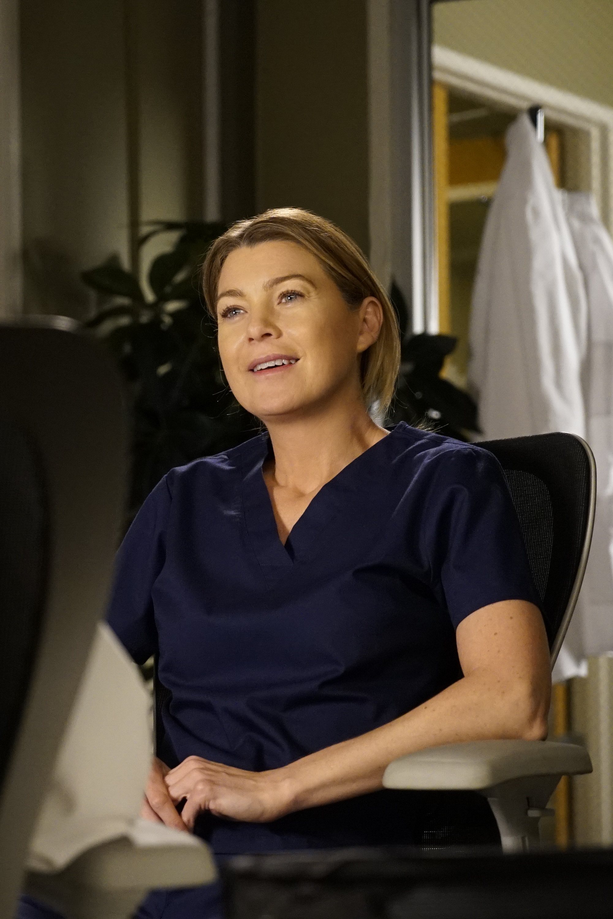 GREY'S ANATOMY - "At Last" - Owen and Amelia take their relationship to the next level; Alex gains some clarity on his future with Jo; and Callie and Arizona continue to struggle with the current custody arrangement, on "Grey's Anatomy," THURSDAY, MAY 12 (8:00-9:00 p.m. EDT), on the ABC Television Network. (ABC/Kelsey McNeal) ELLEN POMPEO