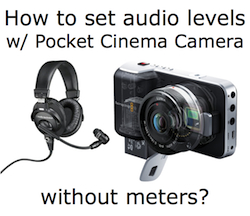 How to adjust audio levels with Blackmagic cameras 19