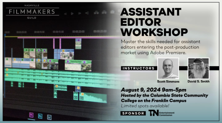 Join us in Nashville for the Assistant Editor Workshop 1