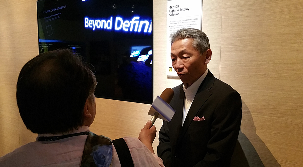 In-depth at NAB: Katsunori Yamanouchi Spearheads the Transformation of Sony into a Solution and Business Provider 1