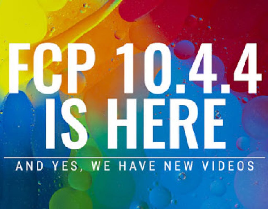 Apple Updates Final Cut Pro X 1