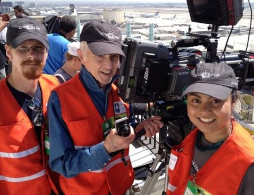 AJA Supports Endeavour's Final Journey Documenting Shuttle's Arrival in California 2
