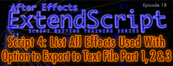 After Effects ExtendScript Training: Ep. 18 Part 1, 2, & 3 3