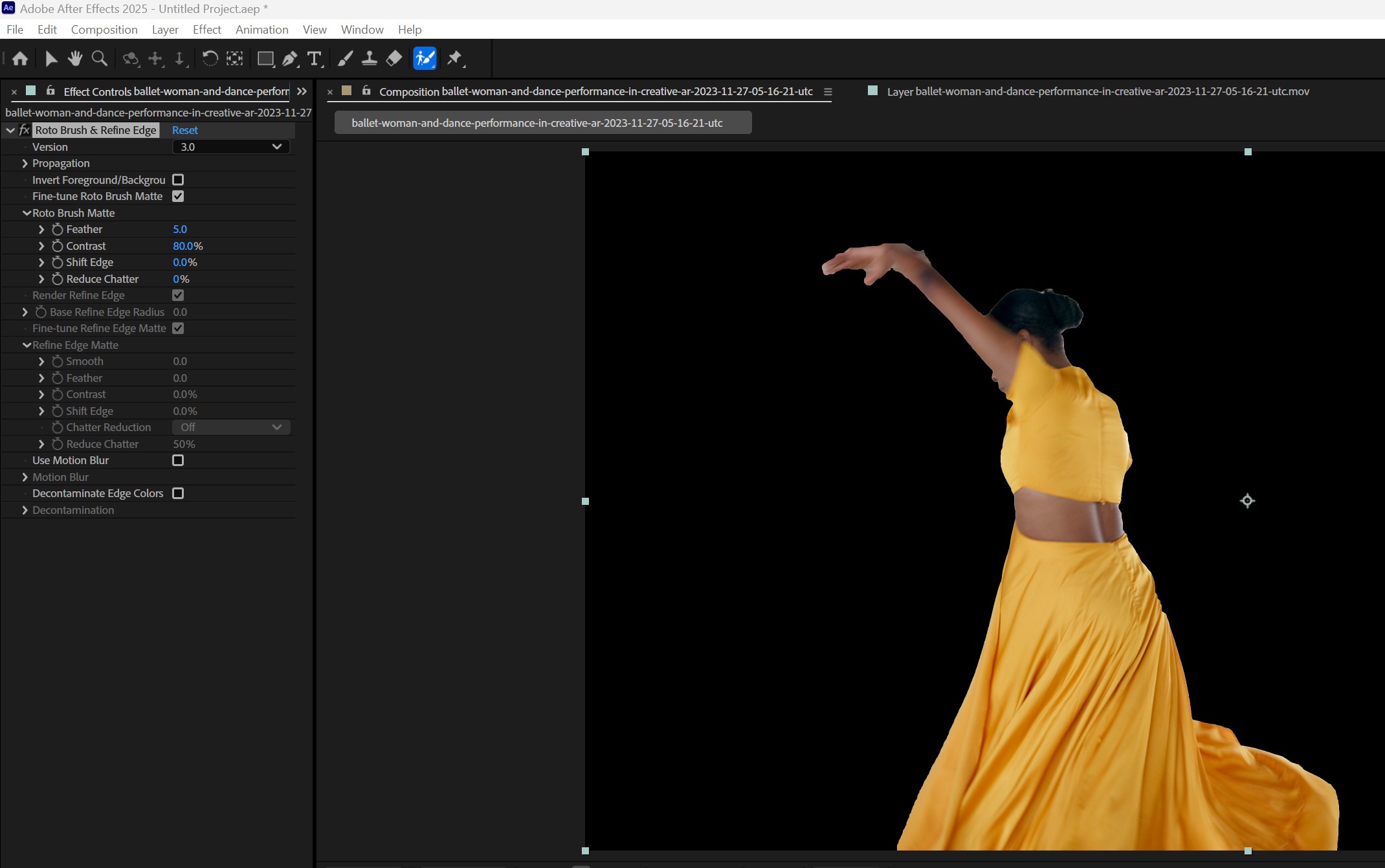 In-Depth Look: Continuum 2025.5 3 The basic Roto Brush end result