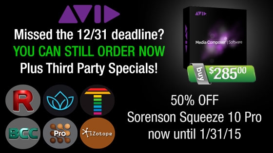You can still purchase Avid Media Composer & Symphony Support / upgrades for $285 from Videoguys! 23