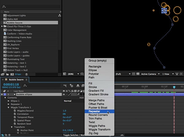 After Effects Hidden Gems Weekly: Swarming Shapes 4