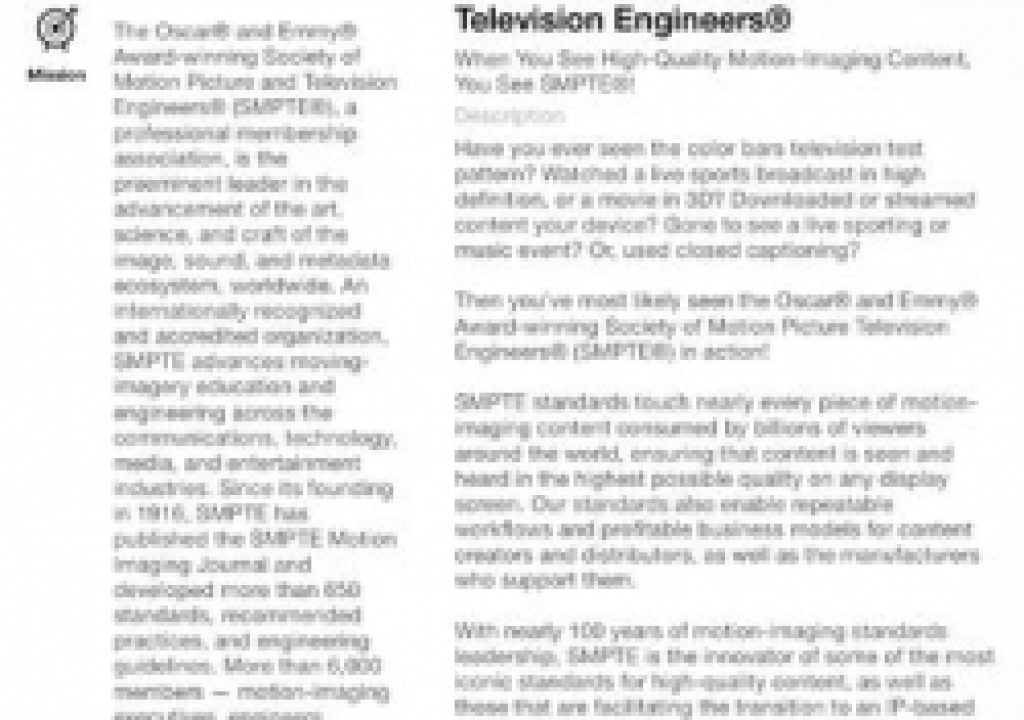 SMPTE® Extends Access to Society Resources With Launch of Mobile App 3
