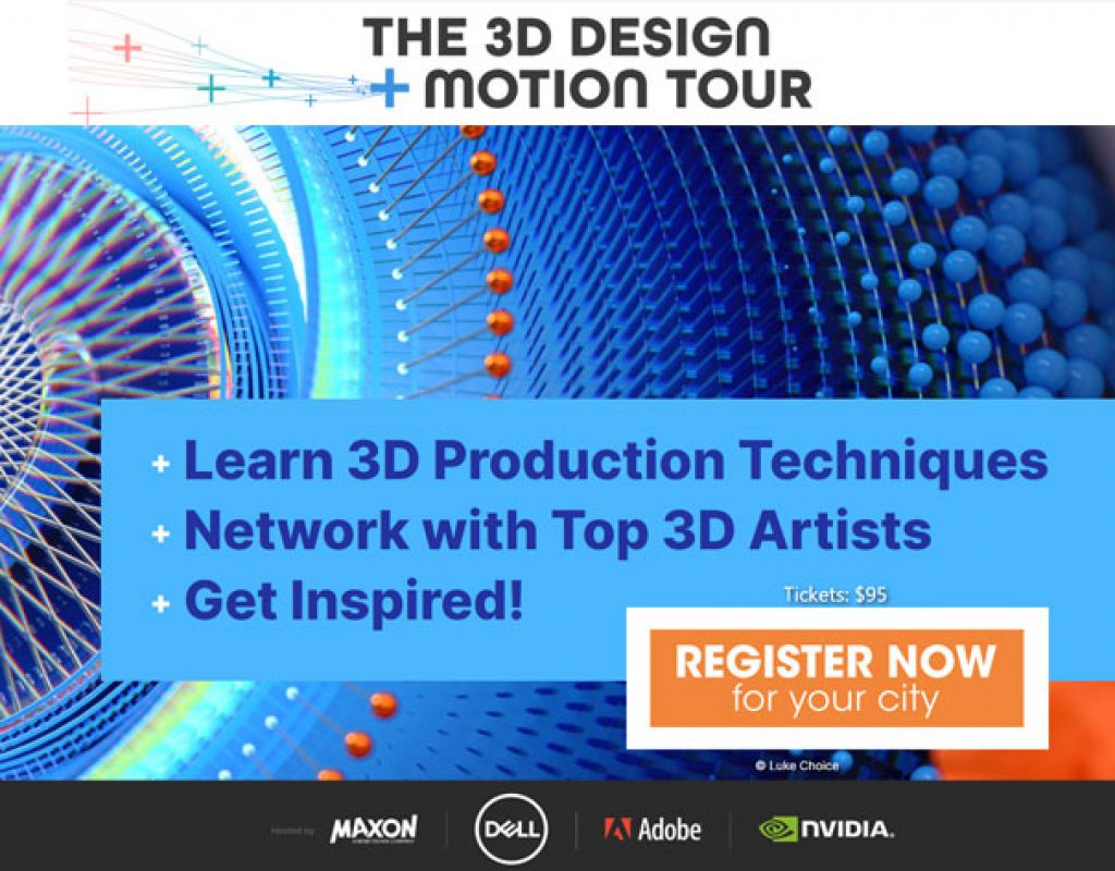 3D Design + Motion Tour, a learning event hits the road