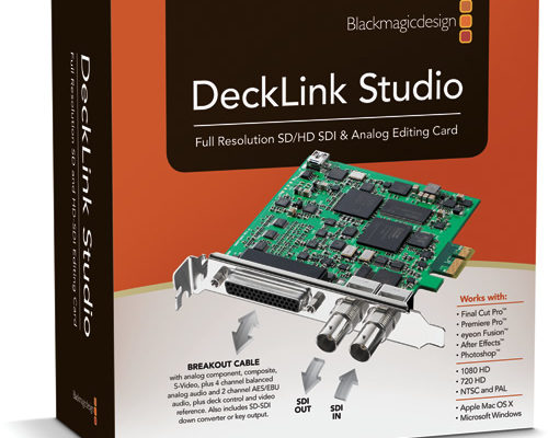 Blackmagic Design Announces DeckLink Studio 2