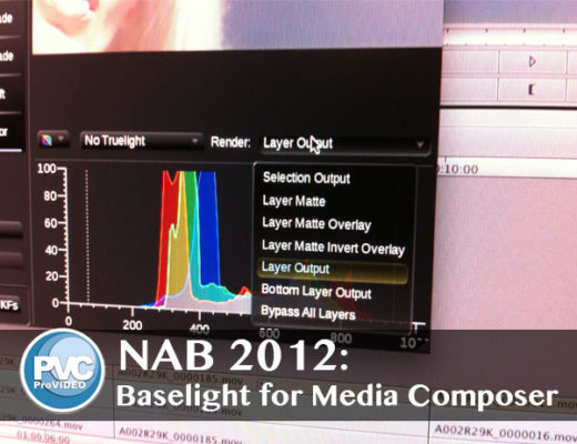NAB 2012: Baselight for Avid Media Composer 2