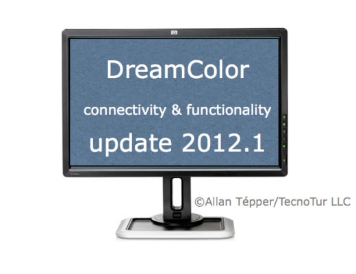 HP DreamColor Mac connectivity & functionality: update 2012.1 3
