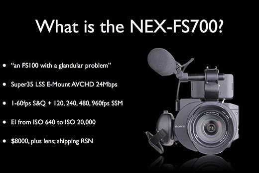 High Speed and Low Light with the NEX-FS700 1