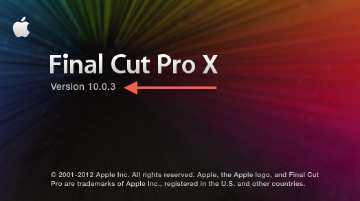 Update Alert: Final Cut Pro X goes to 10.0.3 by Scott Simmons ...