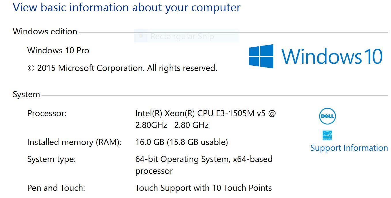 The 5510 is a powerful machine. I had to reinstall Windows 10 upon setup as it got stuck and wouldn't boot. That's probably not Dell's fault.