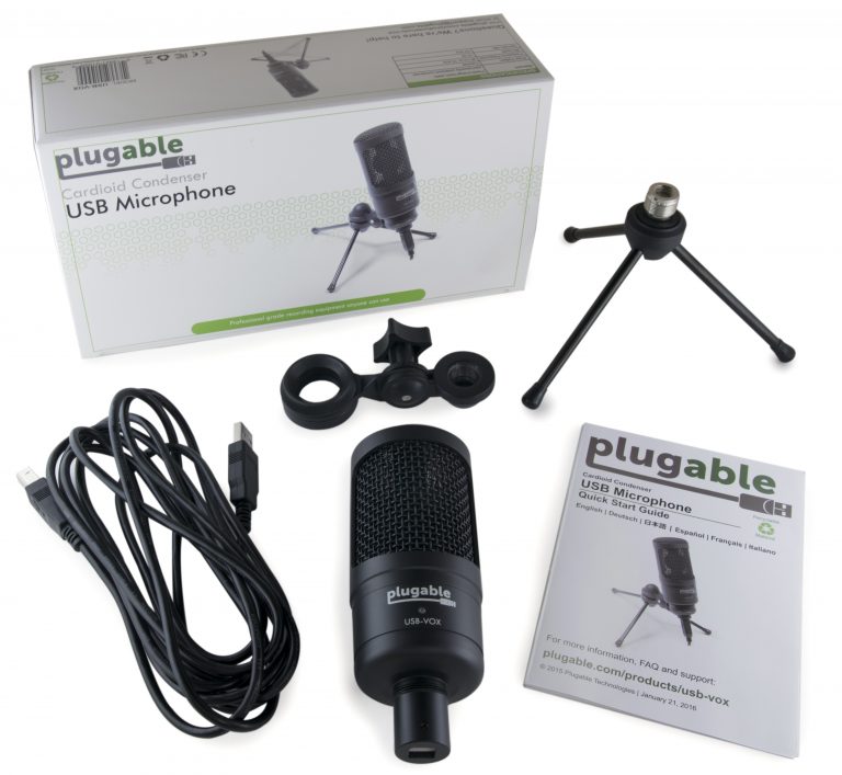 Review: Plugable USB-VOX studio microphone 18
