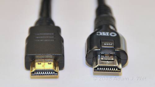 Locking HDMI cables! 5