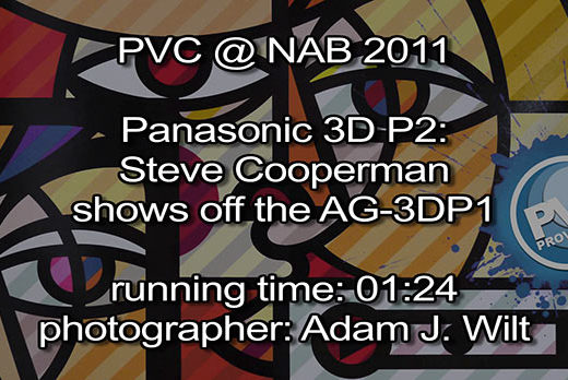 NAB 2011 Video - Panasonic's second-generation 3D Camcorder 1