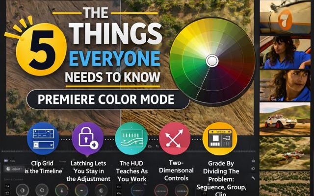 The Five Things Everyone Needs to Know Adobe Color Mode in Premiere (beta) 1