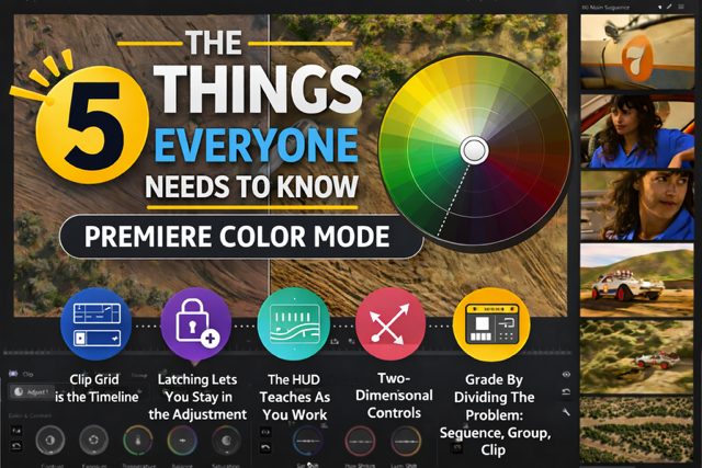 The Five Things Everyone Needs to Know Adobe Color Mode in Premiere (beta) 4 The Five Things Everyone Needs to Know Adobe Color Mode in Premiere (beta) 4