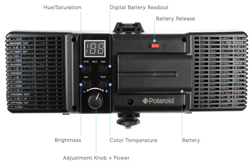 Polaroid RGB LED Camera/Camcorder Light 25
