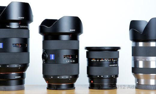 Quick Look: Alpha A-mount Lenses on the FS100 2
