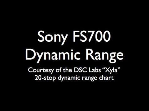 CAMERAS: Sony FS700 Dynamic Range Presentation 7