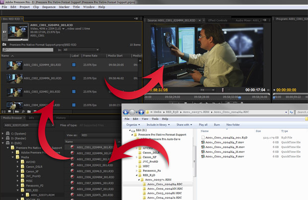 Native Format Editing in Adobe Premiere Pro 7