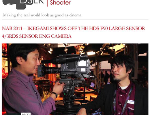 NAB 2011 - Ikegami's HDS-F90 LSS 4/3" Camcorder 2