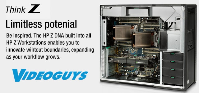 Videoguys Tech Select HP z Workstations for Professionals. 3