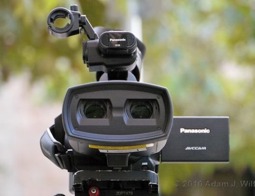 Hands-on with the Panasonic AG-3DA1 S3D Camcorder 1