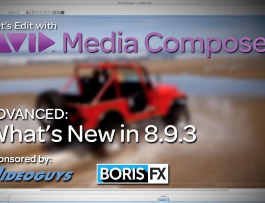 Let's Edit with Media Composer - What's New in 8.9.3 3
