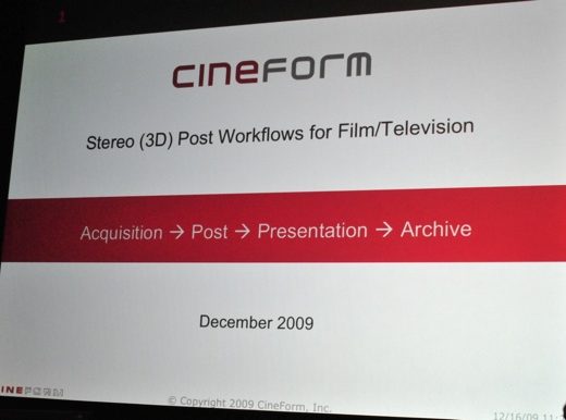 Band Pro 3D - Cineform - it is time to look at them again 17