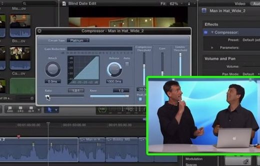 Using an Audio Compressor in FCP X 1
