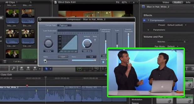 Using an Audio Compressor in FCP X 1