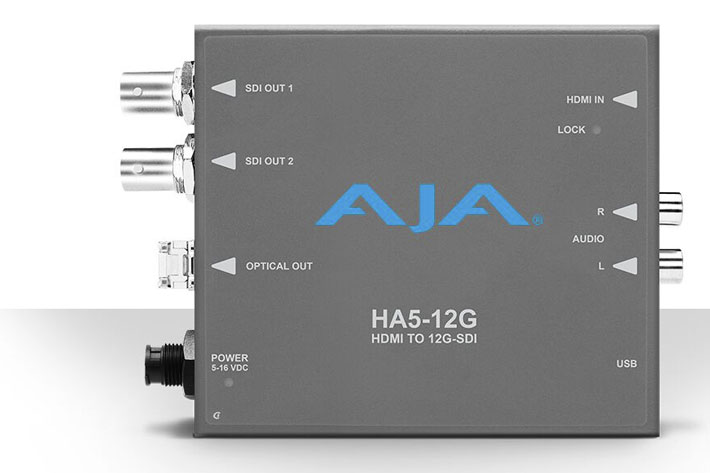 AJA HA5-12G Mini-Converters now available