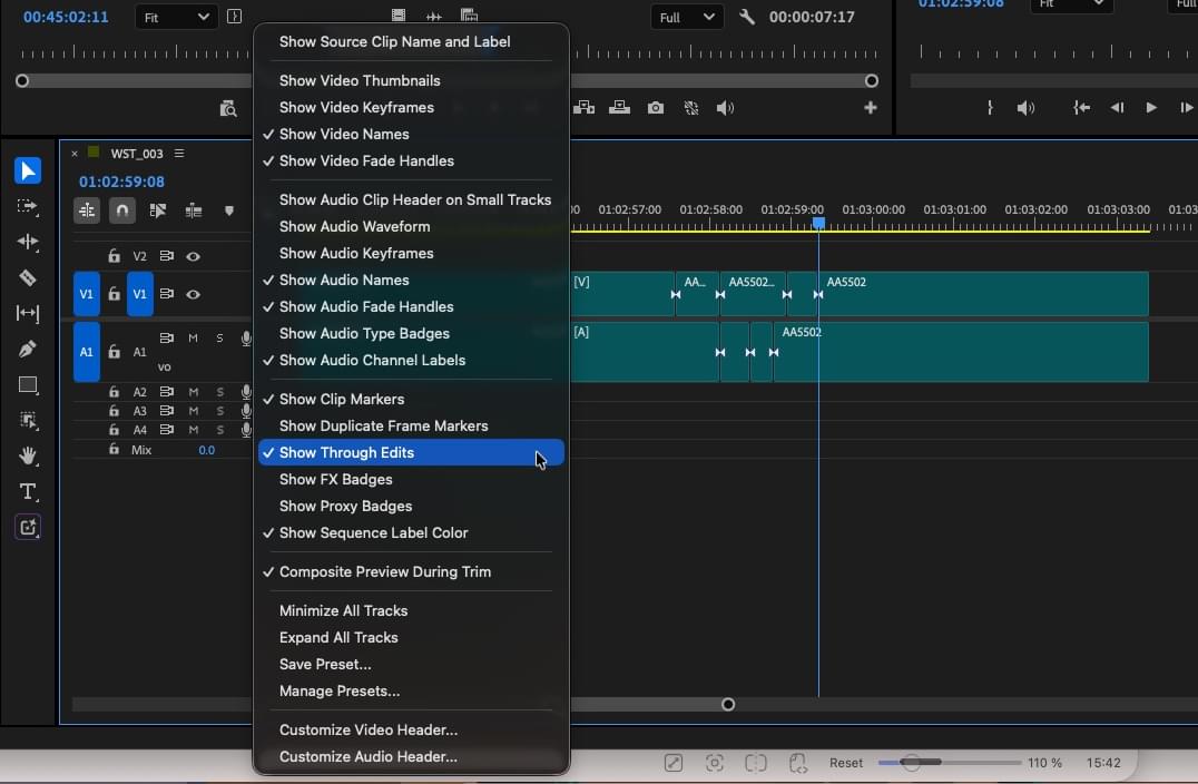 Tool Tip Tuesday for Adobe Premiere: Show Through Edits 13 Tool Tip Tuesday for Adobe Premiere: Show Through Edits 13