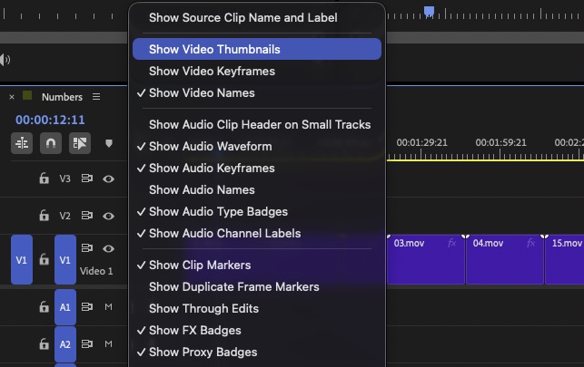Tool Tip Tuesday for Adobe Premiere: Show Video Thumbnails 6 Tool Tip Tuesday for Adobe Premiere: Show Video Thumbnails 6