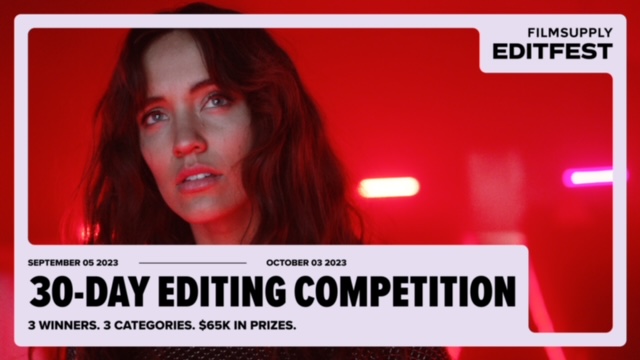 Filmsupply's annual 30-day editing competition, Filmsupply Editfest, is officially underway 1