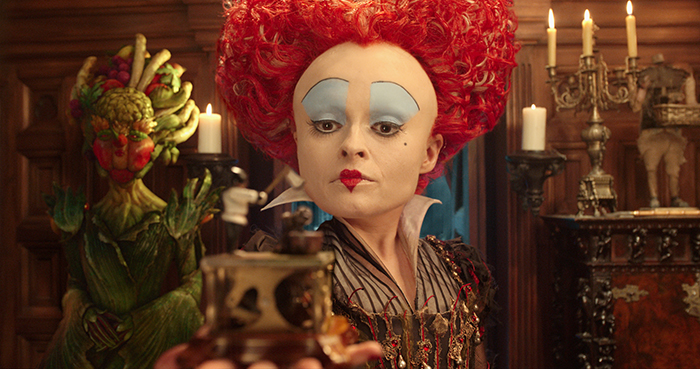 Iracebeth, the Red Queen (Helena Bonham Carter) returns in Disney's ALICE THROUGH THE LOOKING GLASS, an all-new adventure featuring the unforgettable characters from Lewis Carroll's beloved stories.