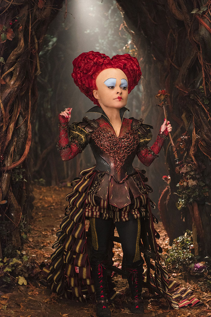 Alice (Mia Wasikowska) returns to the whimsical world of Underland and encounters the Red Queen (Helena Bonham Carter) in Disney's ALICE THROUGH THE LOOKING GLASS, an all-new adventure featuring the unforgettable characters from Lewis Carroll's beloved stories.