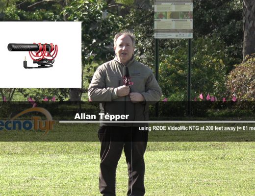 Allan Tépper VideoMic NTG microphone 200 feet balanced